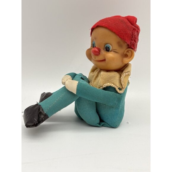 Vintage Elf Knee Hugger Christmas made in Japan, Shelf Sitter - Picture 2 of 14